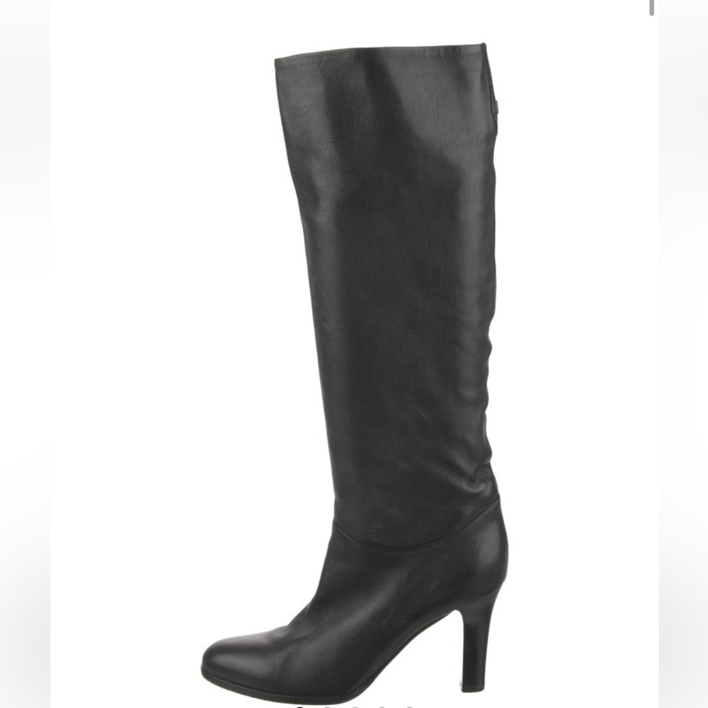 Jimmy Choo Black Leather Boots